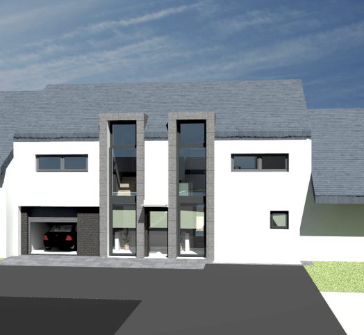 Rendering | 3D-Perspektive Einfamilienhaus