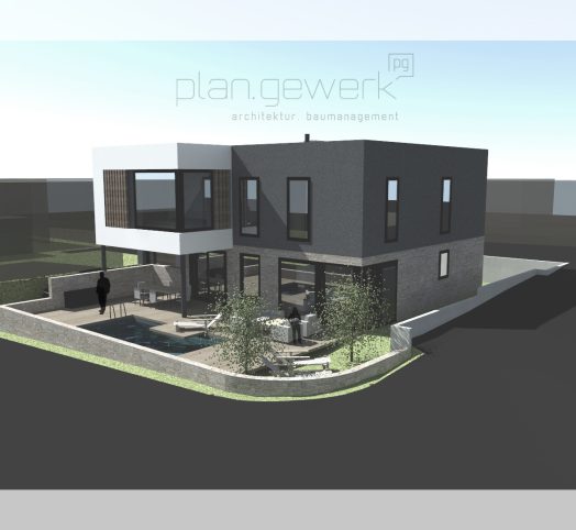 Neubau Einfamilienhaus mit Pool